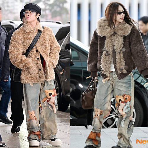 아크네 스튜디오 루즈 핏 진 1981 미드 블루 (나연,양정인 착용)