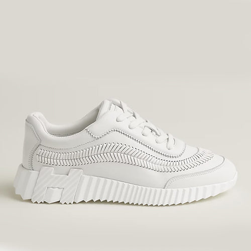 에르메스  바운싱 헤링본 브레이디드 스니커즈 화이트