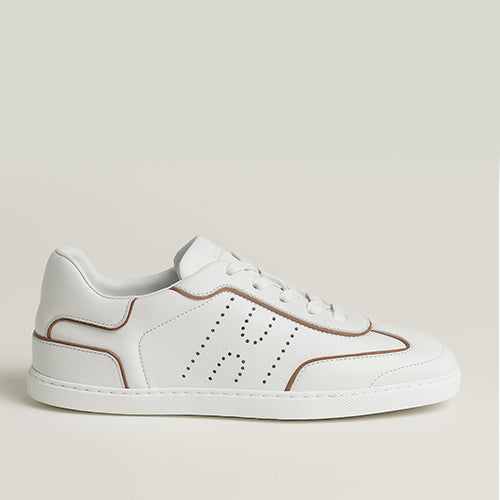 에르메스 매치 가죽 스니커즈 화이트