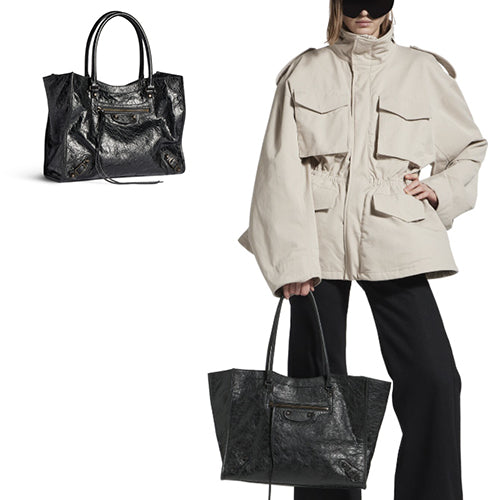 발렌시아가 르 시티 스몰/미디엄 토트백