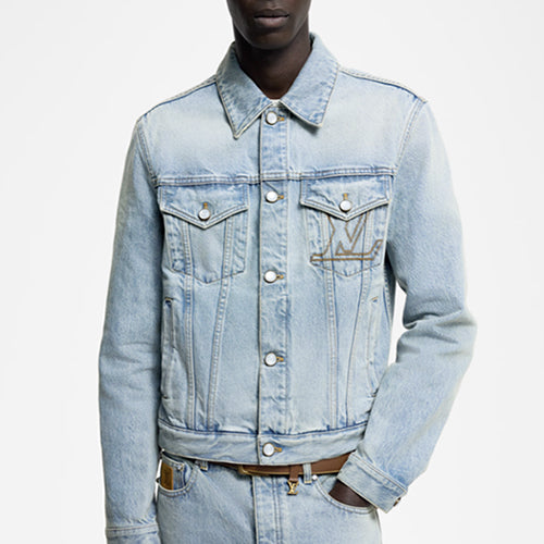 루이비통 데님 트러커 자켓