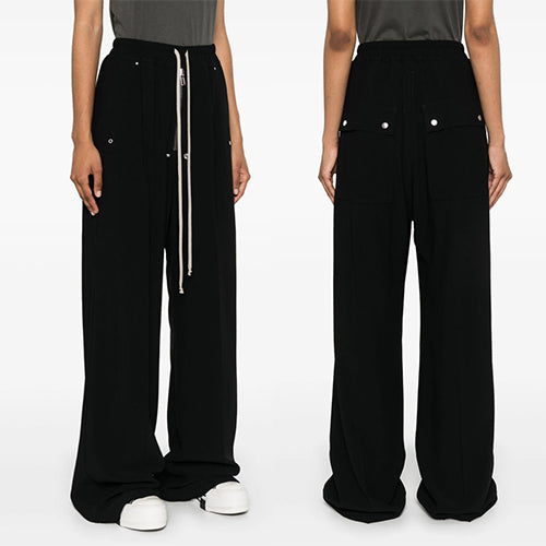 릭오웬스 벨라 와이드 팬츠 블랙