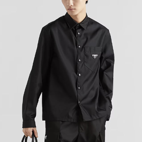 프라다 리나일론 셔츠 블랙