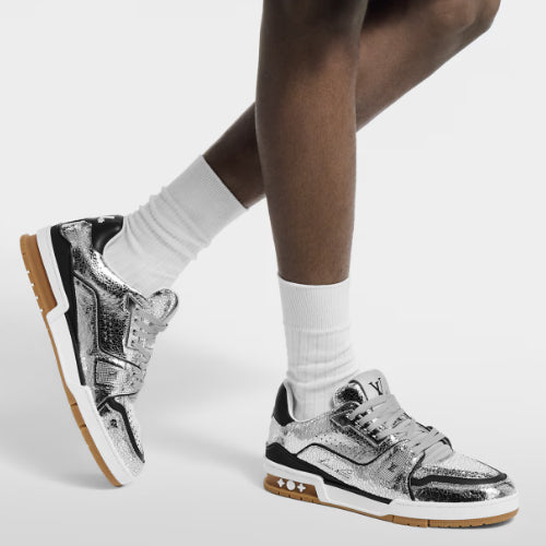 루이비통 LV 트레이너 스니커즈 실버