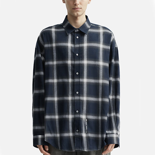 아크네 스튜디오 버튼업 셔츠 네이비