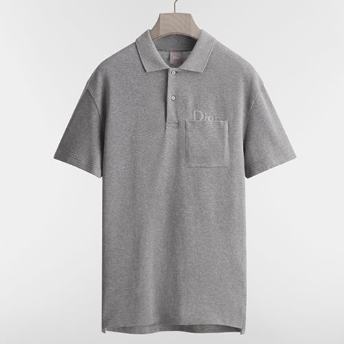 디올 폴로 셔츠 그레이