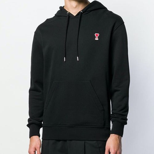 (국내배송) 아미(Ami) 스몰하트 패치 후드 티셔츠 ~2Color~