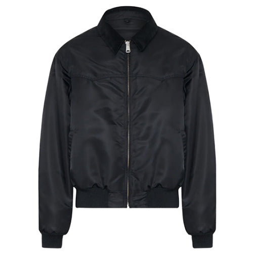 메종 마르지엘라 컷어웨이 칼라 집업 봄버 재킷