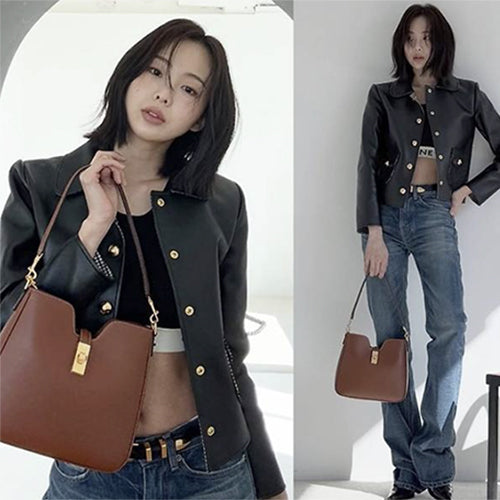 셀린느 삭 스몰 카미유 16 소프트 숄더백 크로스백 탠 (김나영,이시영,제시카,금새록 착용)