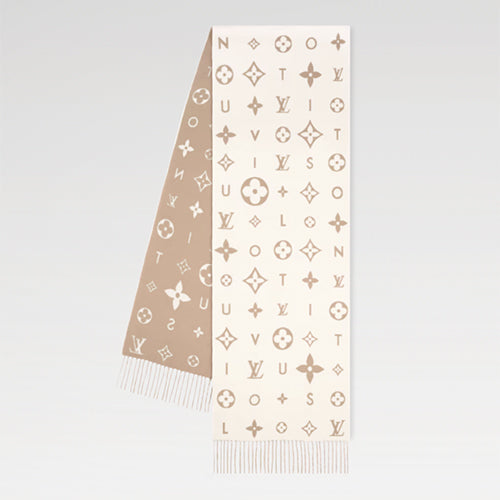 루이비통 레이캬비크 2.0 머플러 베이지