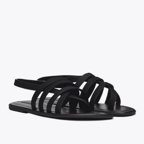 더 로우 샌들 블랙