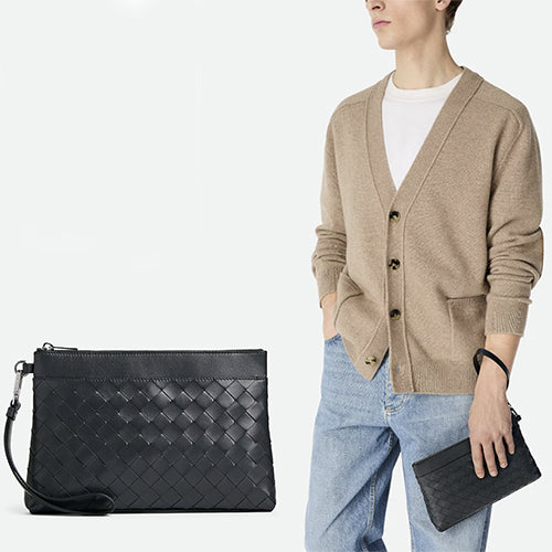 보테가베네타 인트레치아토 프리즘 파우치