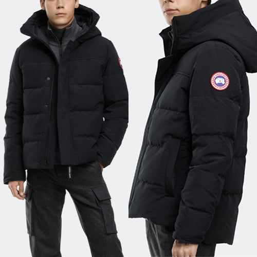 캐나다구스 맥밀란 파카 패딩 블랙/레드