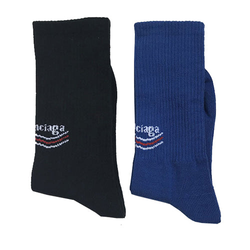 (국내배송, 당일출고) 발렌시아가 웨이브로고 삭스 양말