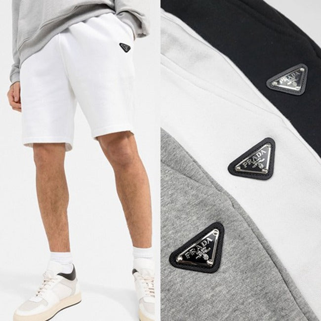(국내배송) 프라다 삼각로고 플레이트 팬츠 반바지 ~3Color~