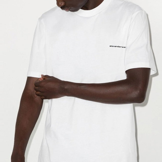 (국내배송, 당일출고) 알렉산더왕 스몰 로고 반팔 티셔츠 ~2Color~