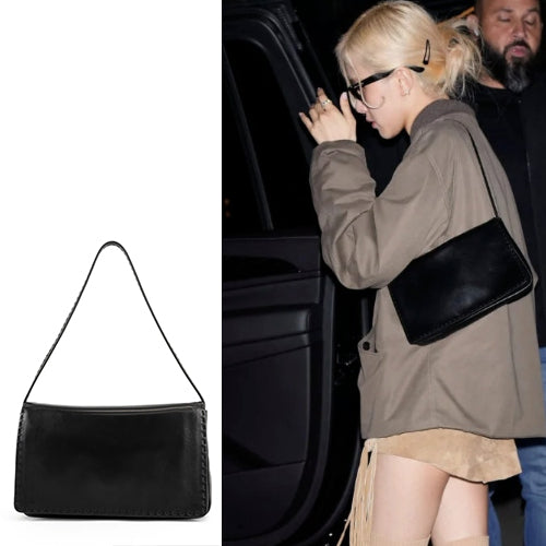 더로우 뉘앙스 숄더백 (로제 착용)