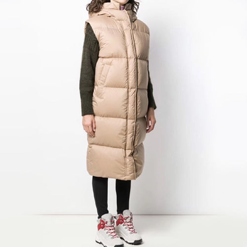 몽*레어 꼬모에 comoe 롱 패딩 조끼