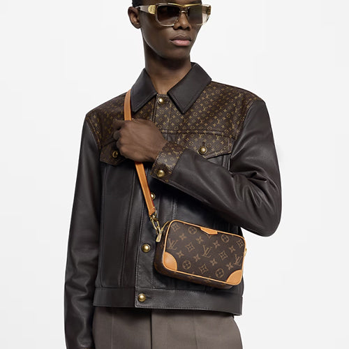 루이비통 트로카데로 웨어러블 크로스백 브라운