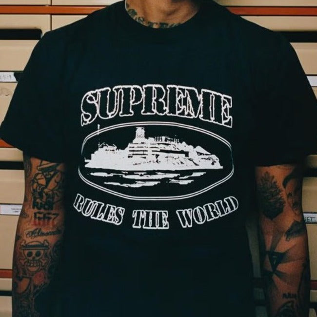 (국내배송) 슈프림 코르테이즈 반팔티셔츠 ~2Color~