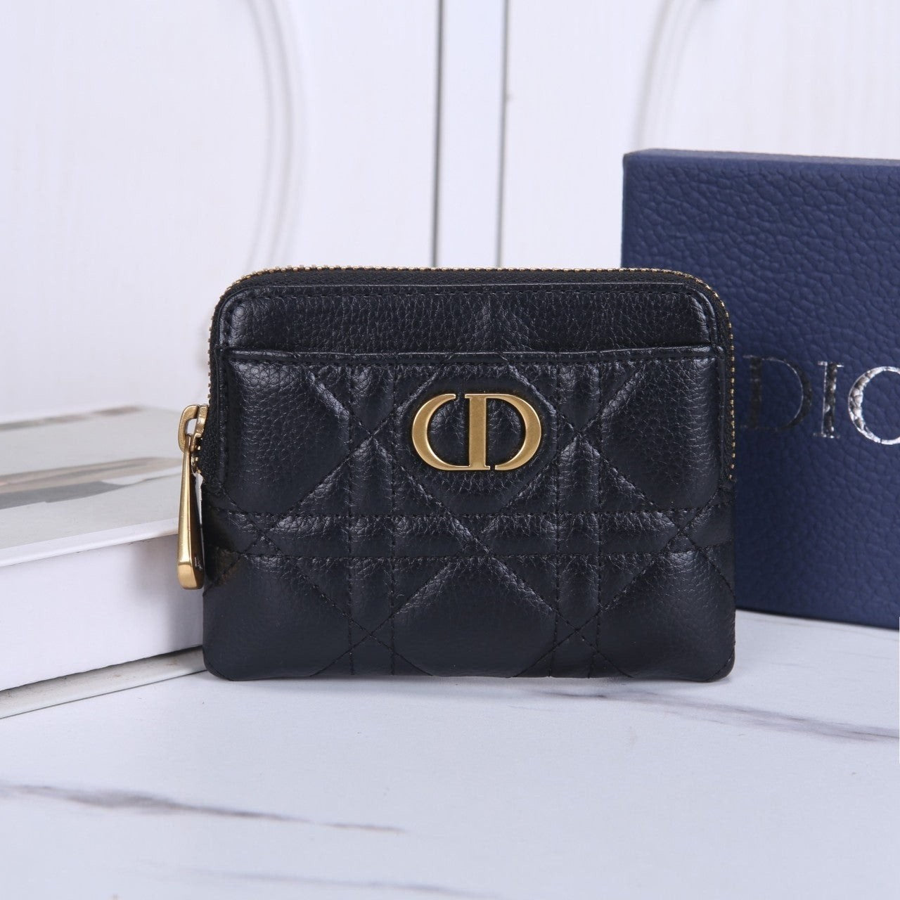 (국내배송)디올 오블리크 캔버스 반지갑