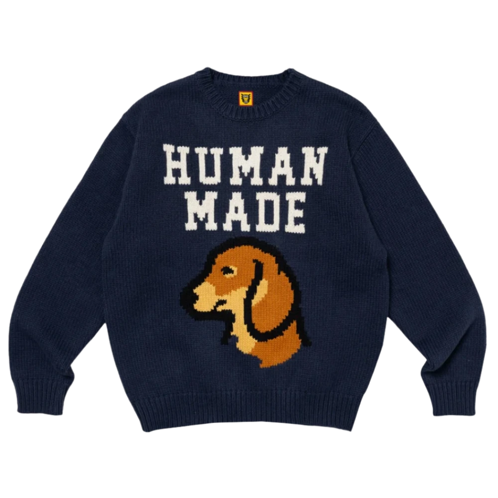 (국내배송) 휴먼메이드 닥스훈트 니트 스웨터