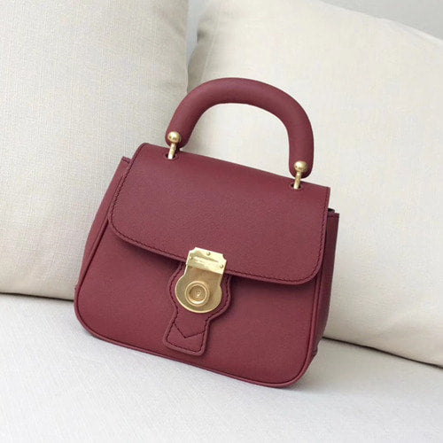 버버리 미니 토트백 레드