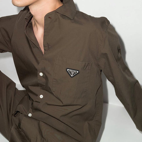 (국내배송) 프라다 포켓 플레이트 셔츠 ~4Color~
