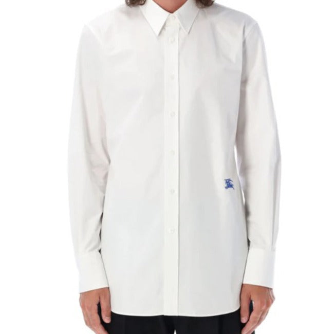 (국내배송, 당일출고) 버버리 웨이스트 기마 자수 코튼 셔츠