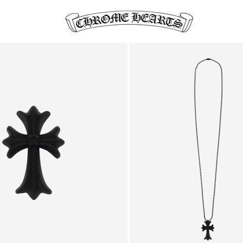 (국내배송) 크롬하츠 실리크롬 CH 크로스 펜던트 블랙
