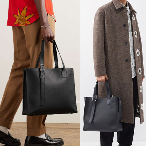 로에베 버클 집 토트백 블랙