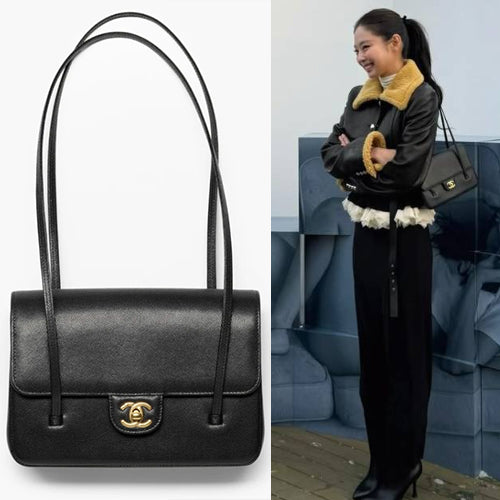 샤넬 스몰 플랩 숄더백 블랙 (제니 착용)