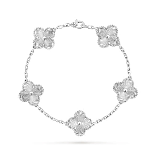 반클리프 & 아펠 빈티지 알함브라 브레이슬릿 화이트 골드