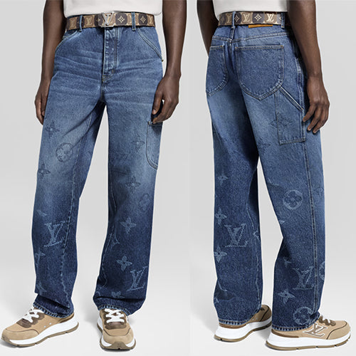 루이비통 모노그램 데님 워크웨어 팬츠