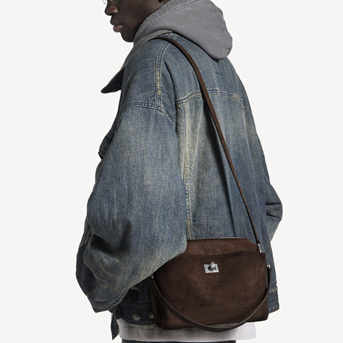 발렌시아가 로데오 라이트 에스프레소 카메라백 크로스백 브라운