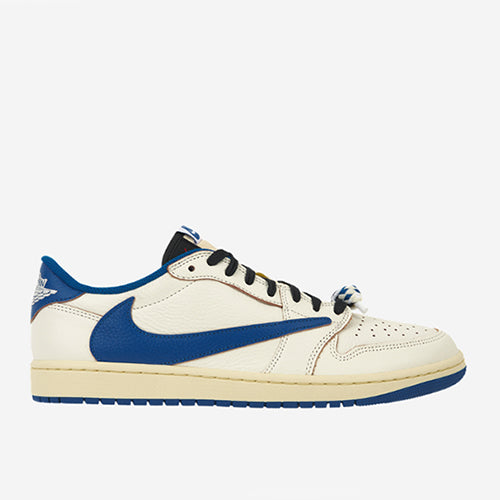 조던 1 x 트래비스 스캇 x 프라그먼트 레트로 로우 OG SP 세일 밀리터리 블루