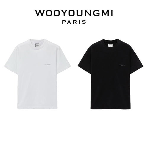 (국내배송) 우영미 스웨어 라벨 코튼 반팔 티셔츠 ~2Color~
